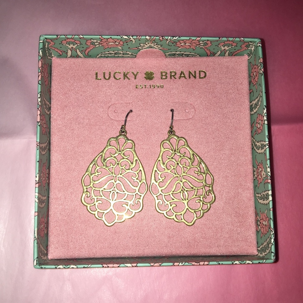 Lucky Brand gold earrings